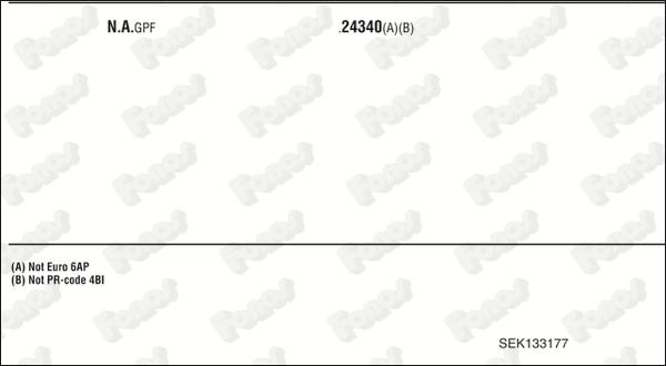 Fonos SEK133177 - Sistem de esapament - allinparts.ro