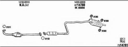 Fonos SZ50009 - Sistem de esapament - allinparts.ro