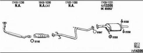 Fonos TO50868 - Sistem de esapament allinparts.ro