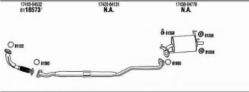 Fonos TO51117 - Sistem de esapament allinparts.ro