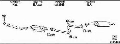 Fonos TO85857 - Sistem de esapament - allinparts.ro