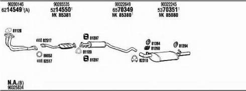 Fonos VH50923 - Sistem de esapament - allinparts.ro