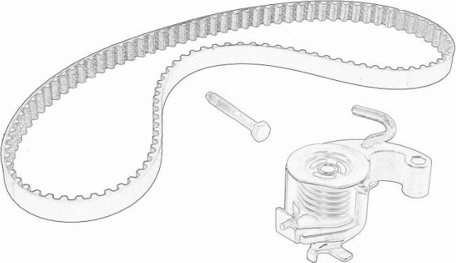 FORD 2631801 - Set curea de distributie allinparts.ro