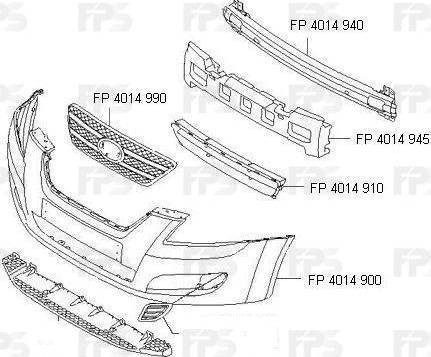 CARRO 066704800 - Grila ventilatie, bara protectie - allinparts.ro
