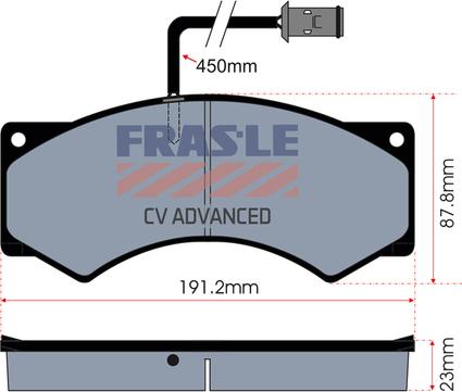FRAS-LE PD/193-A-CV - Set placute frana,frana disc allinparts.ro