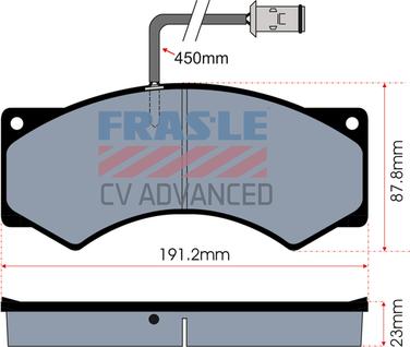 FRAS-LE PD/148-A-CV - Set placute frana,frana disc allinparts.ro
