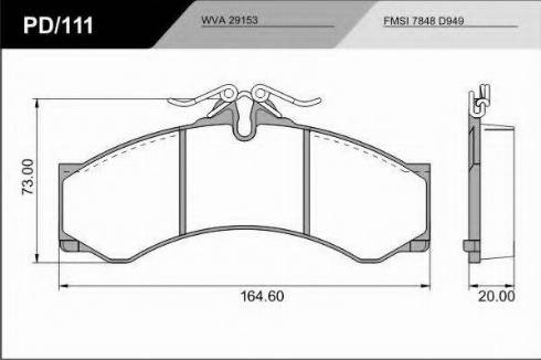 FRAS-LE PD/111_CV Advanced - Set placute frana,frana disc allinparts.ro