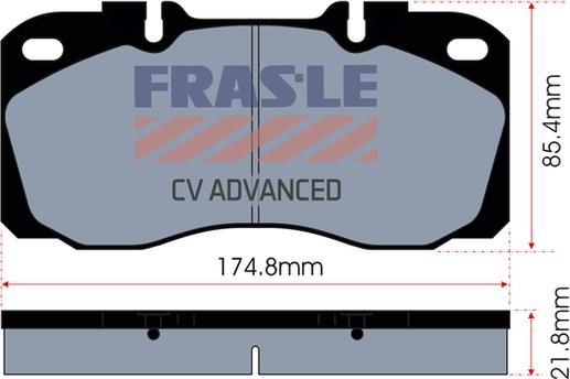 FRAS-LE PD/139-CV - Set placute frana,frana disc allinparts.ro