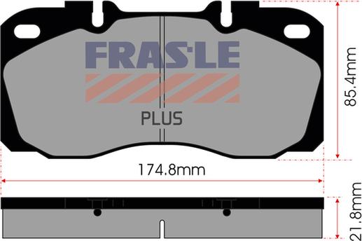 FRAS-LE PD/139-PLUS - Set placute frana,frana disc allinparts.ro
