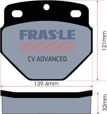 FRAS-LE PD/175-CV - Set placute frana,frana disc allinparts.ro
