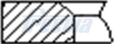 Freccia FR10-372800 - Set segmenti piston allinparts.ro