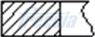 Freccia FR10-128000 - Set segmenti piston allinparts.ro