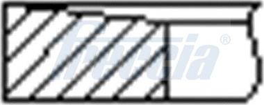 Freccia FR10-216100 - Set segmenti piston allinparts.ro