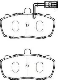 FREMAX FBP-1906 - Set placute frana,frana disc allinparts.ro