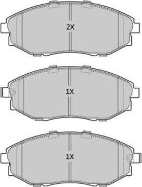 FREMAX FBP-1903 - Set placute frana,frana disc - allinparts.ro