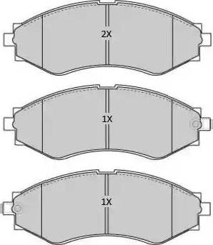 FREMAX FBP-1926 - Set placute frana,frana disc - allinparts.ro