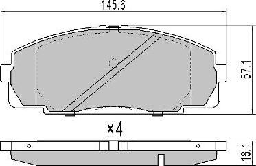 ACDelco 19377466 - Set placute frana,frana disc allinparts.ro