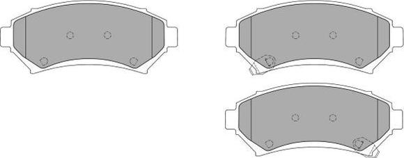 FREMAX FBP-1122 - Set placute frana,frana disc - allinparts.ro