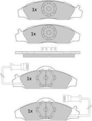 FREMAX FBP-1757 - Set placute frana,frana disc - allinparts.ro
