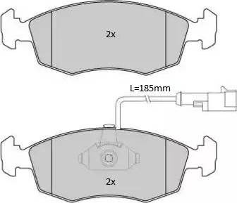 BENDIX 510941 - Set placute frana,frana disc - allinparts.ro