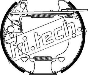 Fri.Tech. 16166 - Set saboti frana - allinparts.ro