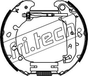 Fri.Tech. 16392 - Set saboti frana allinparts.ro