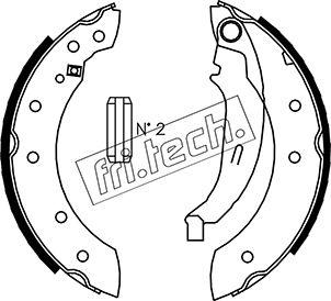 Fri.Tech. 1088.222 - Set saboti frana allinparts.ro
