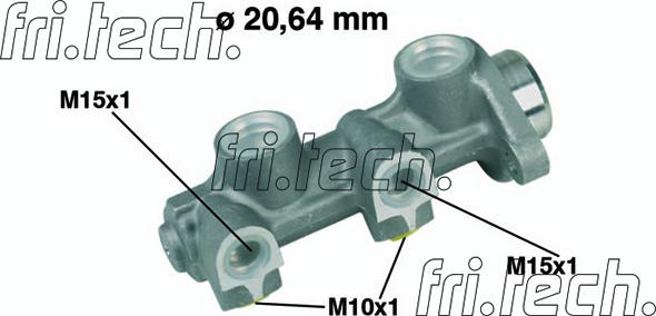 Fri.Tech. PF167 - Pompa centrala, frana allinparts.ro