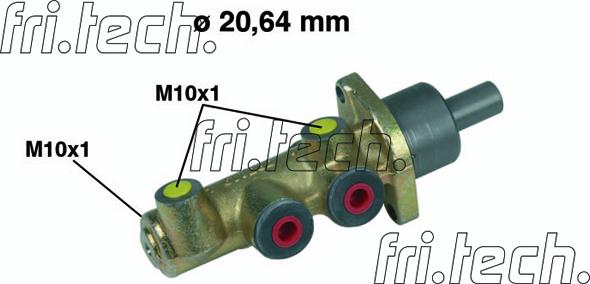 Fri.Tech. PF187 - Pompa centrala, frana - allinparts.ro