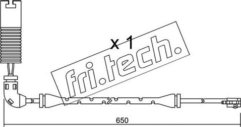Fri.Tech. SU.147 - Senzor de avertizare,uzura placute de frana - allinparts.ro