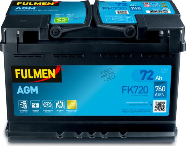 Fulmen FK720 - Baterie de pornire allinparts.ro