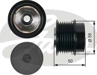 GATES OAP7017 - Fulie, alternator - allinparts.ro