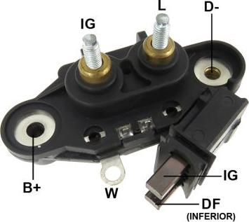 GAUSS GA500 - Regulator, alternator allinparts.ro