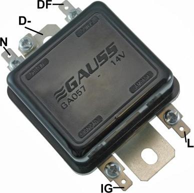 GAUSS GA057 - Regulator, alternator allinparts.ro