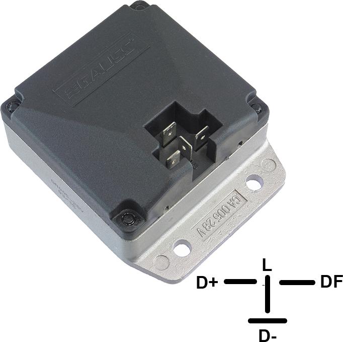 GAUSS GA005 - Regulator, alternator allinparts.ro