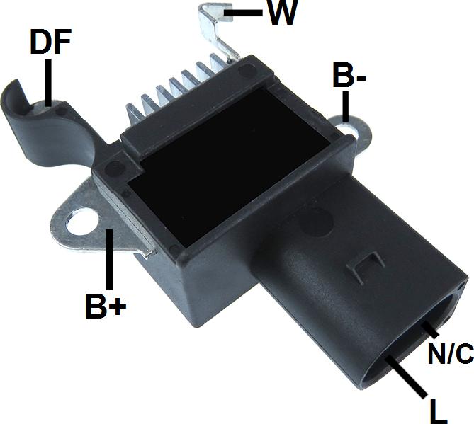 GAUSS GA158 - Regulator, alternator allinparts.ro