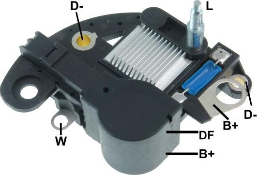 GAUSS GA129 - Regulator, alternator allinparts.ro