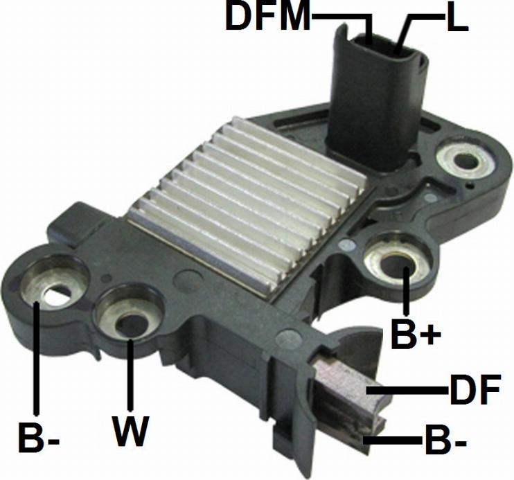 GAUSS GA344 - Regulator, alternator allinparts.ro