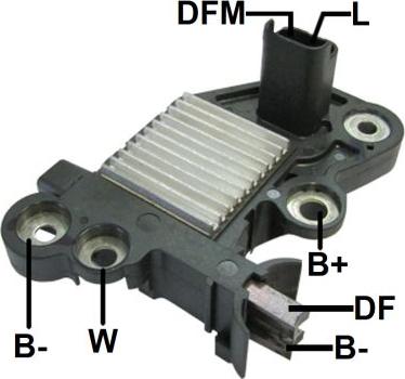 GAUSS GA344 - Regulator, alternator - allinparts.ro