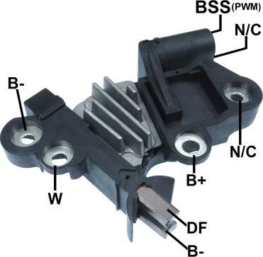GAUSS GA348 - Regulator, alternator - allinparts.ro