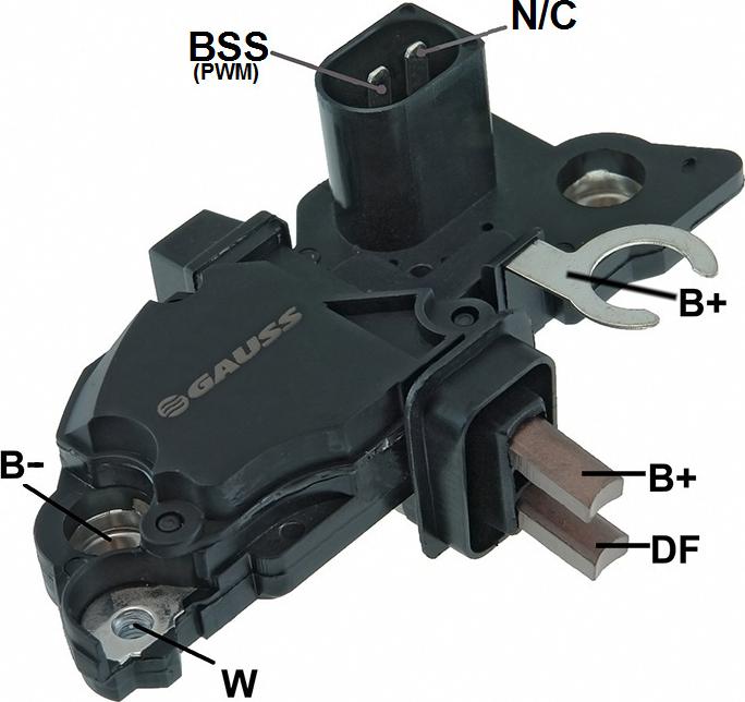 GAUSS GA359 - Regulator, alternator - allinparts.ro