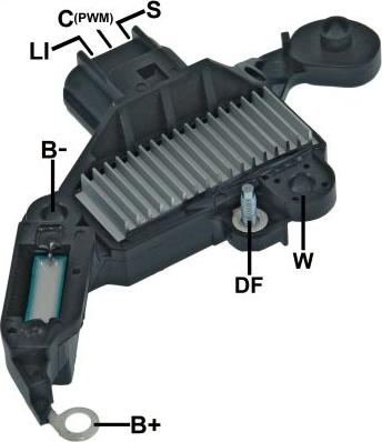 GAUSS GA360 - Regulator, alternator - allinparts.ro