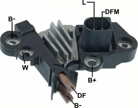 GAUSS GA387 - Regulator, alternator allinparts.ro