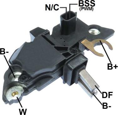 GAUSS GA370 - Regulator, alternator - allinparts.ro