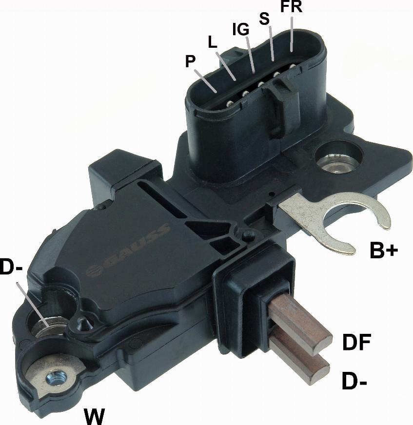 GAUSS GA297 - Regulator, alternator allinparts.ro