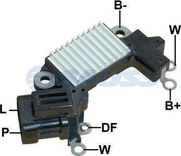 GAUSS GA251 - Regulator, alternator - allinparts.ro
