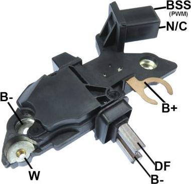 GAUSS GA266 - Regulator, alternator - allinparts.ro