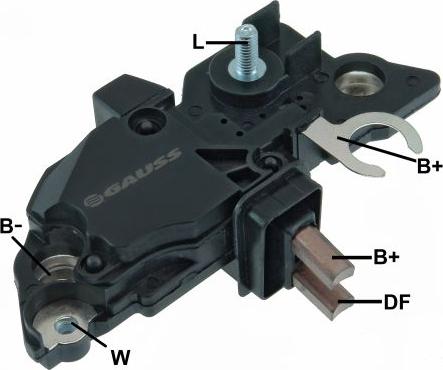GAUSS GA231 - Regulator, alternator allinparts.ro