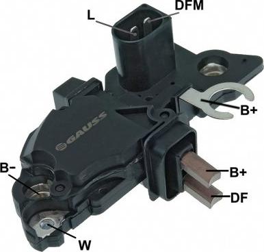 GAUSS GA261 - Regulator, alternator allinparts.ro