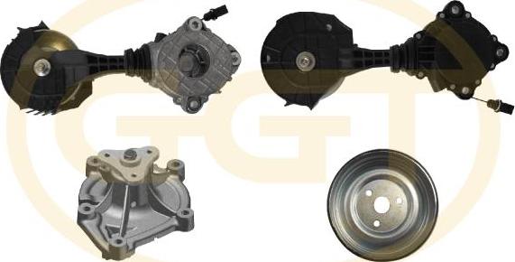 GGT KPA20173T - Pompa apa + Set curea transmisie cu caneluri allinparts.ro